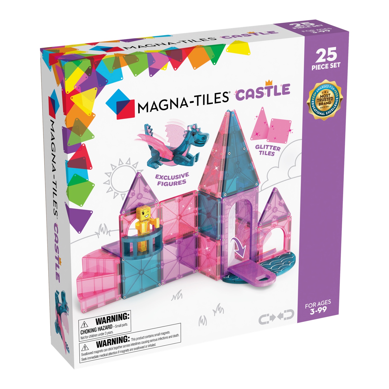 Magna-Tiles® Schloss Set: Magnetische Bausteine für kreatives Gestalten