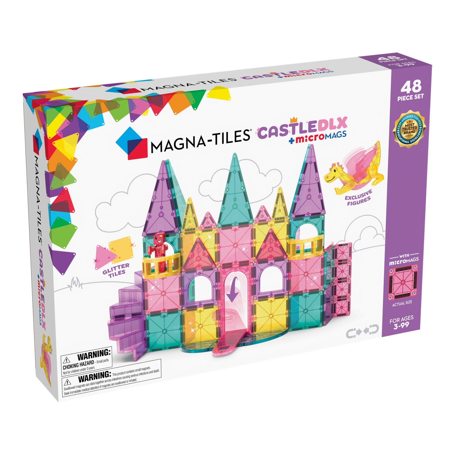 Magna-Tiles® Schloss Deluxe: Kreatives Bauen und Rollenspiel