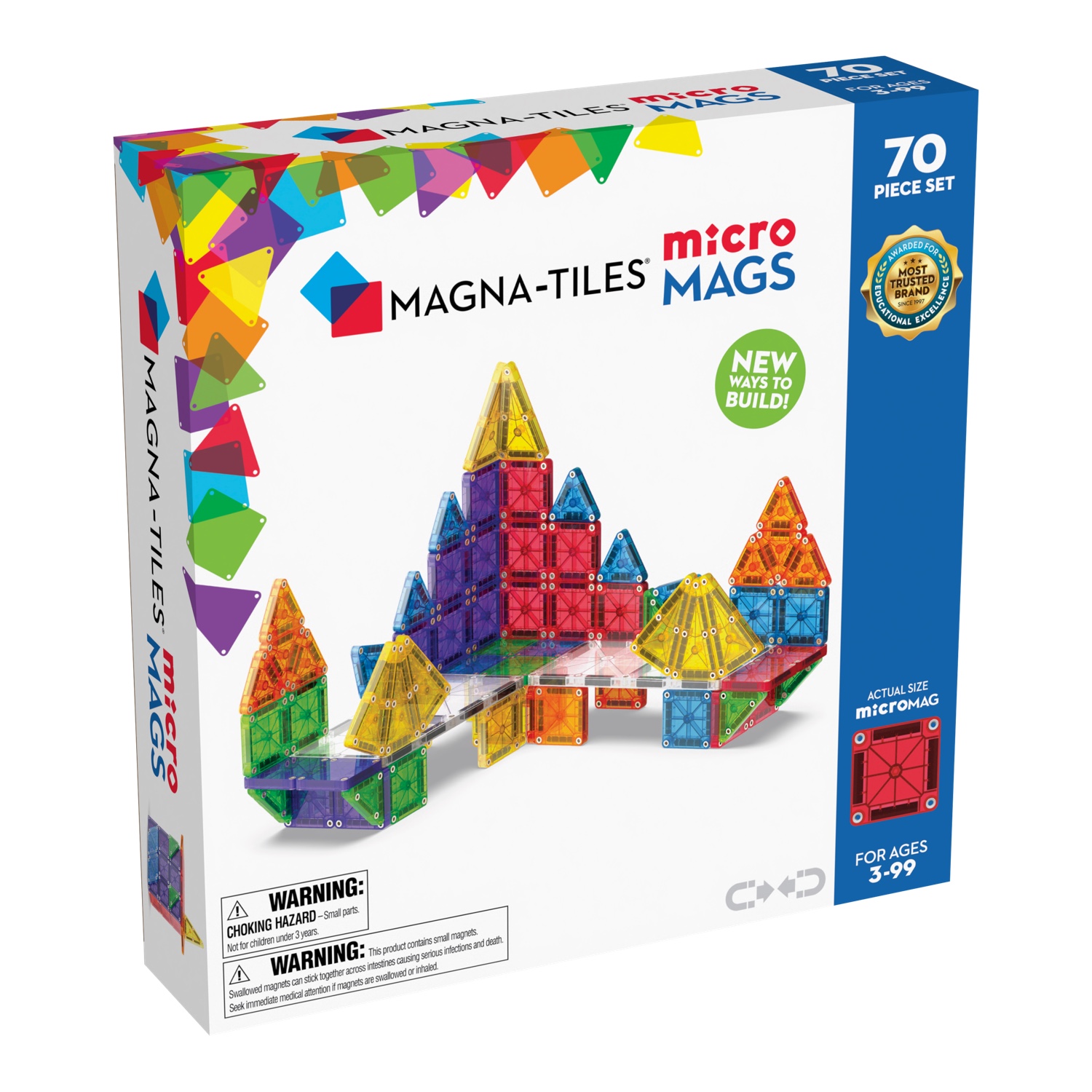Magna-Tiles® microMAGS Deluxe-Set: Feinmotorik und Konstruktion