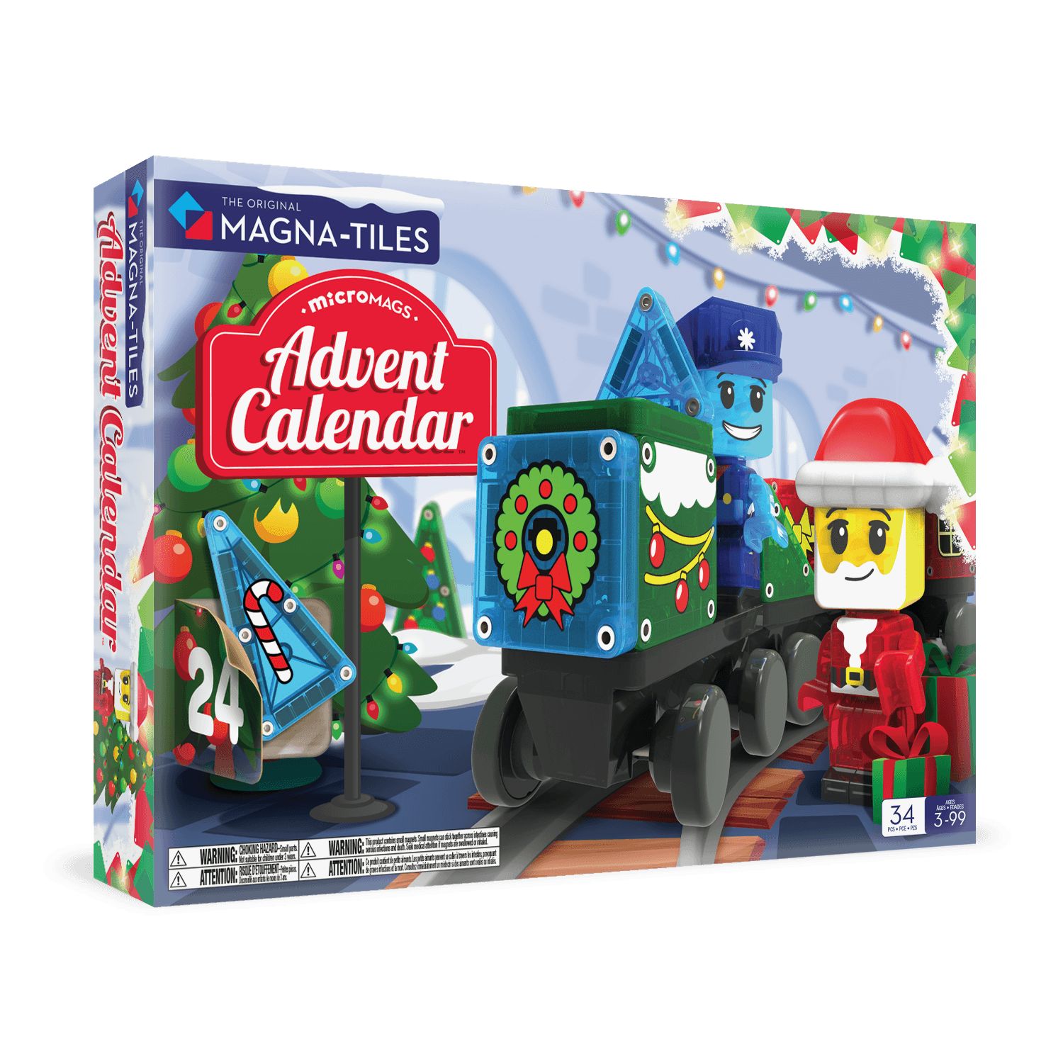 Magna-Tiles® microMAGS Adventskalender: Kreatives Bauen im Advent