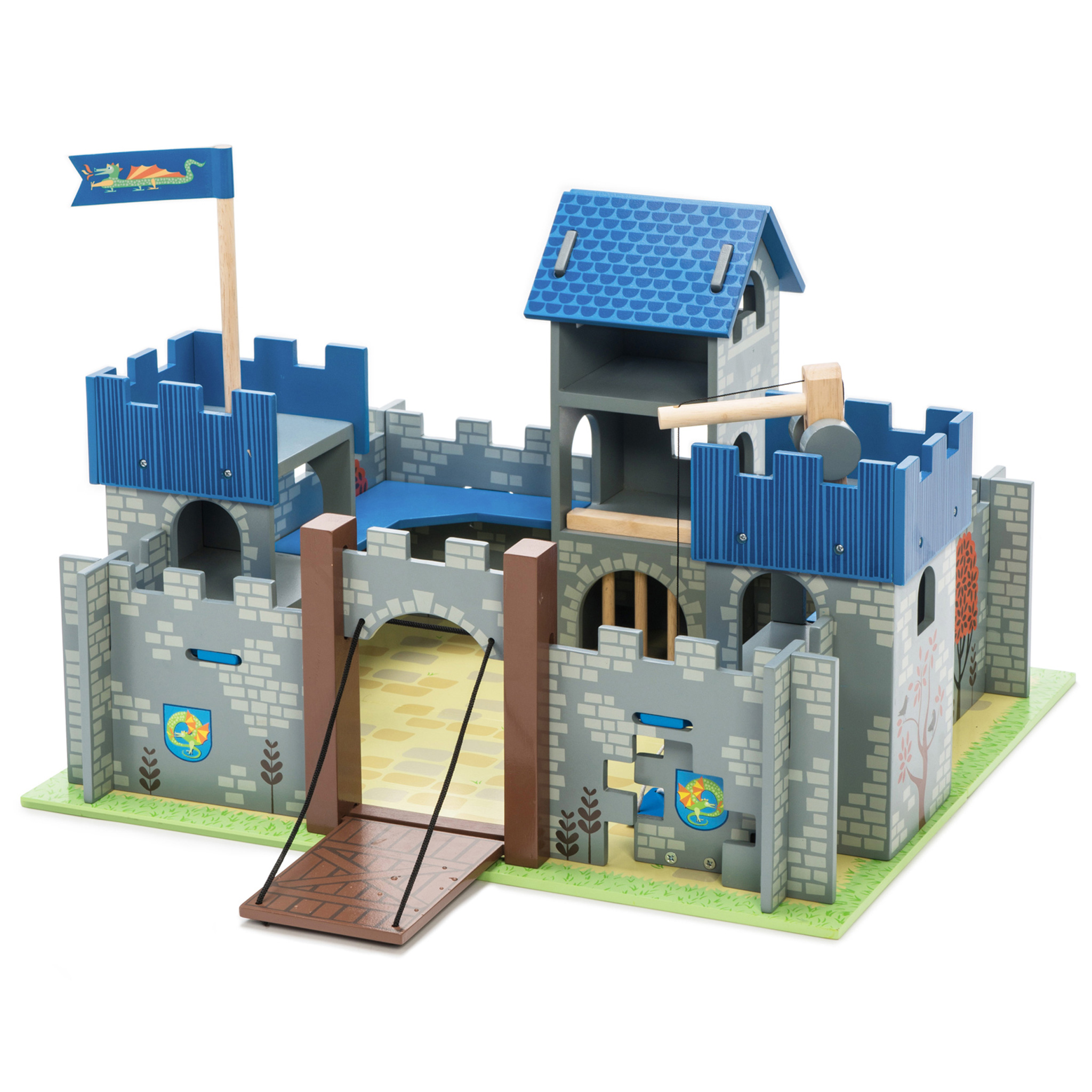 Excalibur Burg aus Holz – Rollenspiel für soziale und kreative Entwicklung