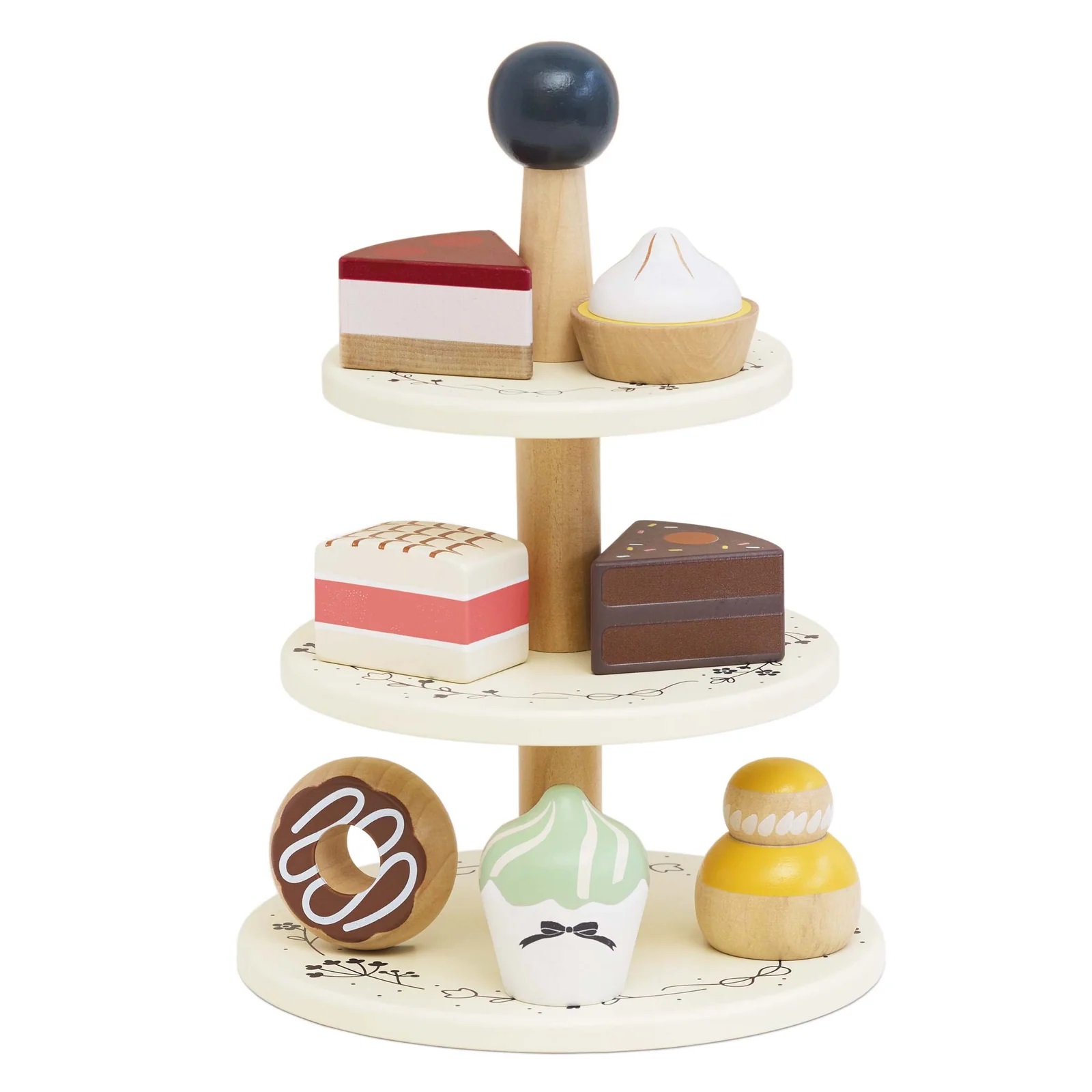 Kuchenetagere mit Süssigkeiten für Rollenspiele