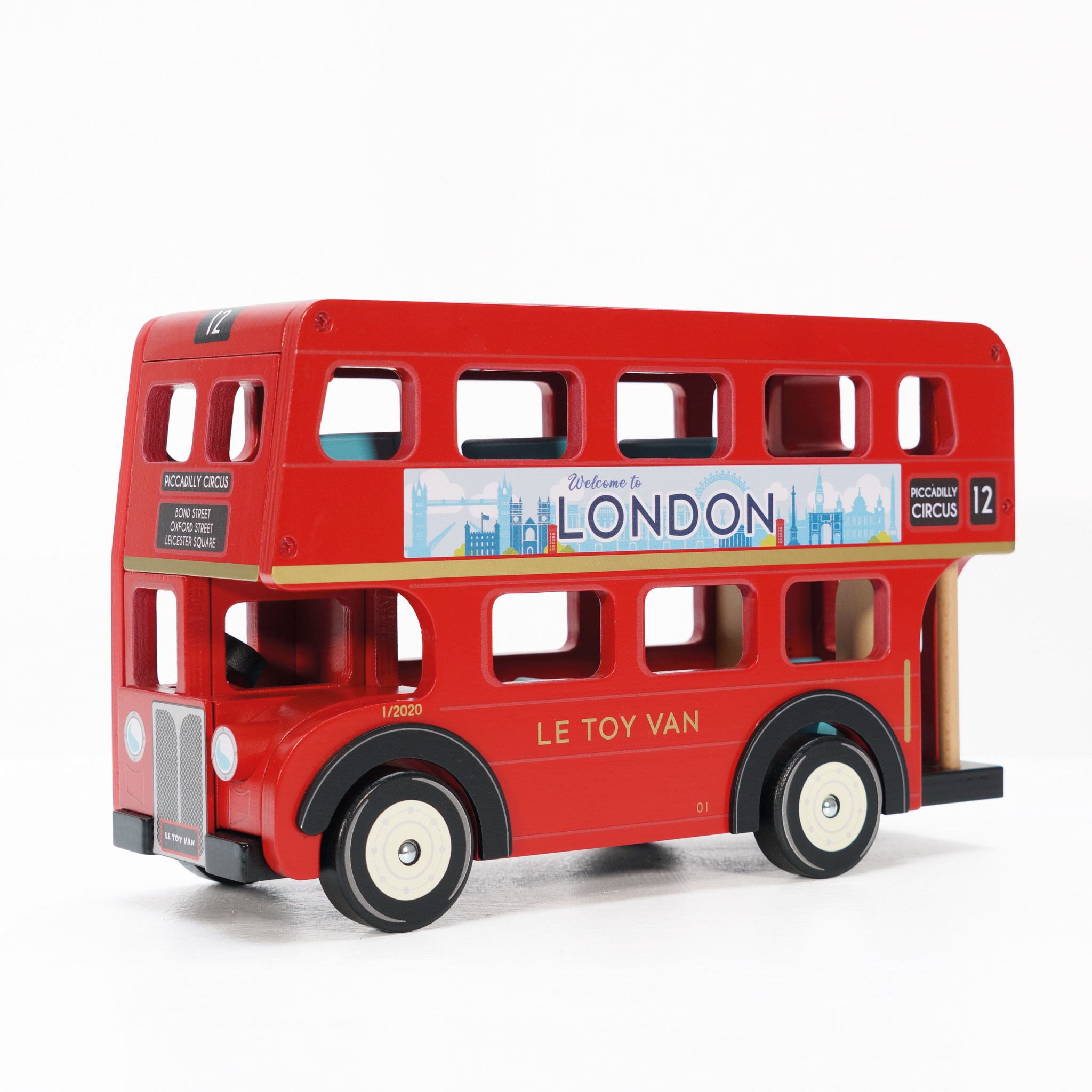 London Bus aus Holz – Rollenspiel und Sprachförderung im Kita-Alltag