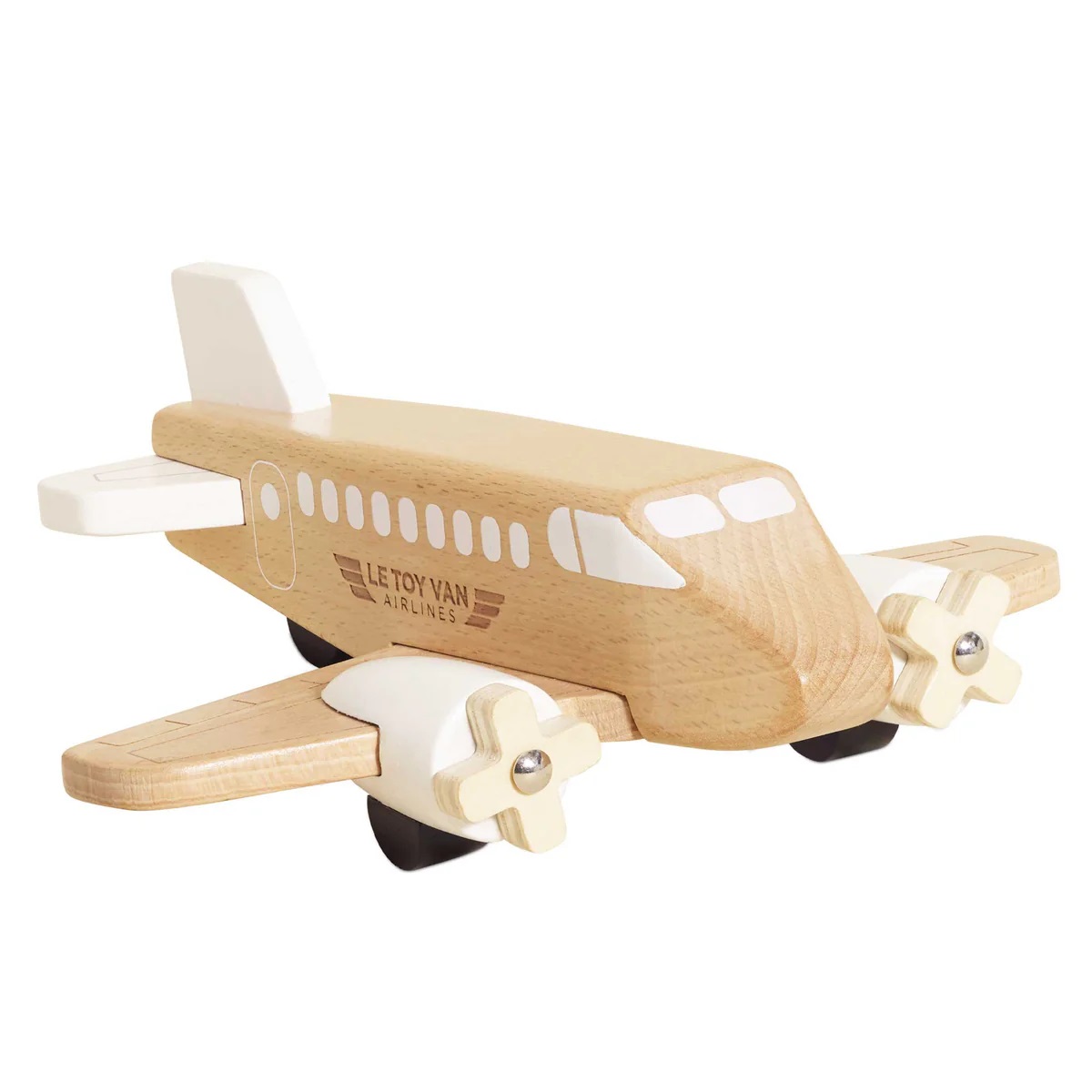 Holzflugzeug für Rollenspiele und erste Verkehrserfahrungen