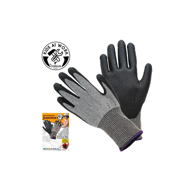 Schnitthemmende Handschuhe für sicheres Arbeiten und Schnitzen (Grösse 6)