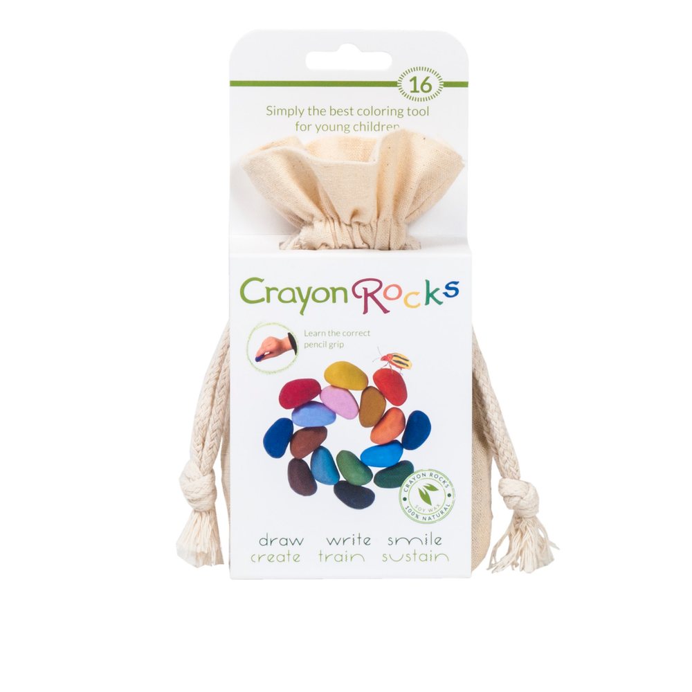 Crayon Rocks Wachsmalstifte (16 Farben) – Förderung der Feinmotorik
