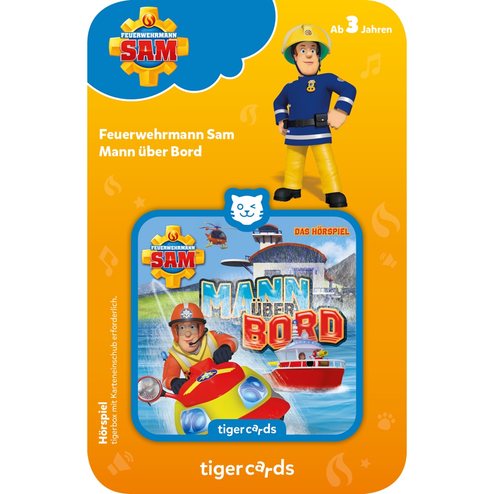 tigercard: Feuerwehrmann Sam – Mann über Bord – Hörspiel für die Kita