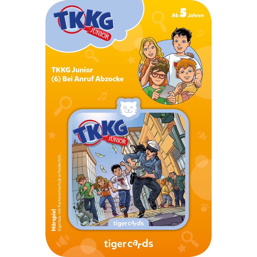 tigercard TKKG Junior: Bei Anruf Abzocke – Hörspiel für die Sprachförderung