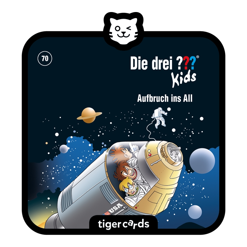 tigercard: Die drei ??? Kids – Aufbruch ins All (Hörspiel)