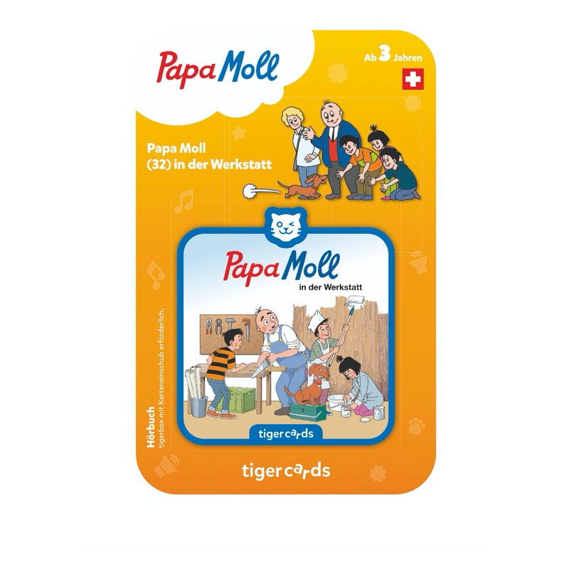 tigercard Papa Moll: In der Werkstatt – Hörspiel für Sprachförderung