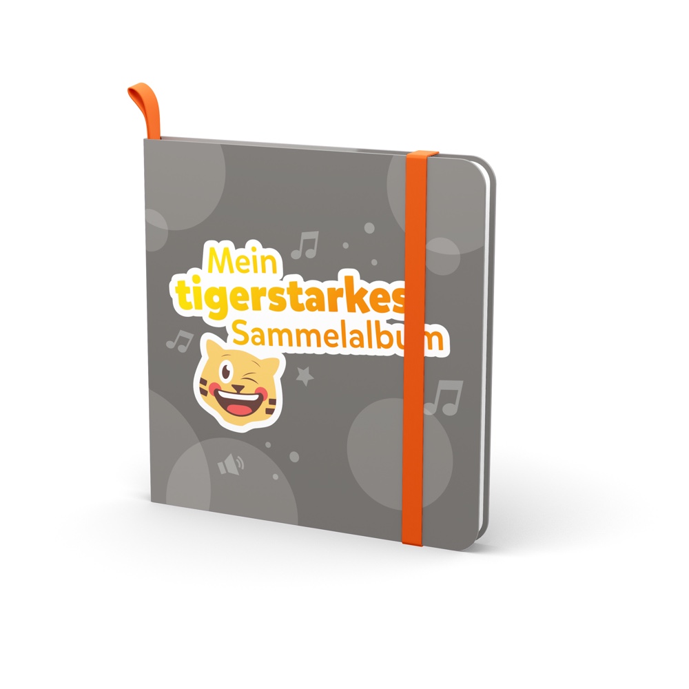 Sammelalbum für tigercards: Förderung von Sprache und Kreativität