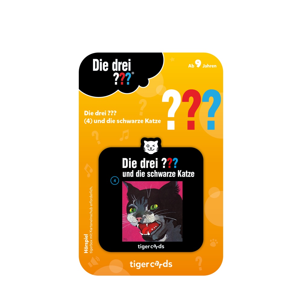 tigercard: Die drei ??? – Die schwarze Katze – Hörspiel für Kita und Kindergarten