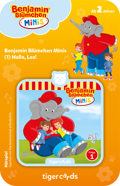 tigercard Benjamin Blümchen Minis (1): Hörspiele zur Sprachförderung