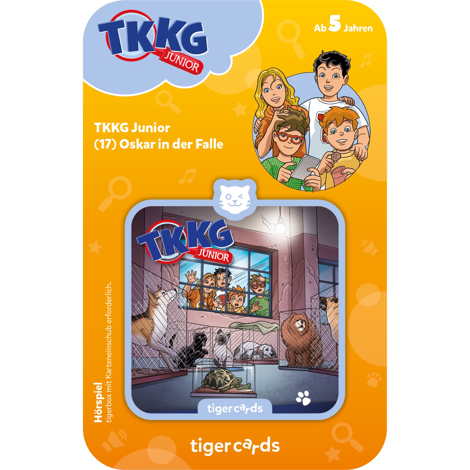 TKKG Junior Hörspiel: Oskar in der Falle – Sprachförderung mit Detektivgeschichte