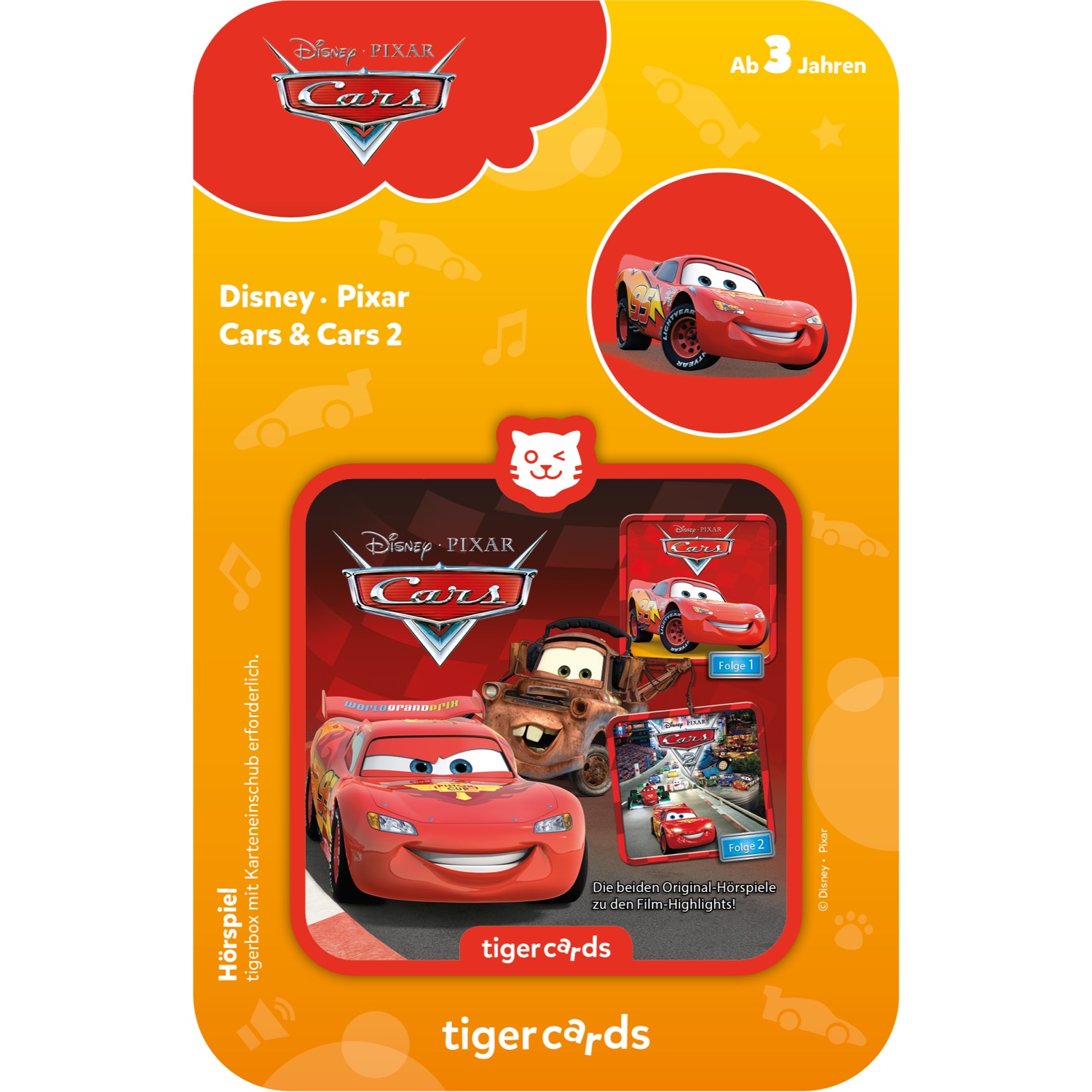 tigercard Disney Cars 1 & 2: Hörspiele zur Sprachförderung und Sozialkompetenz