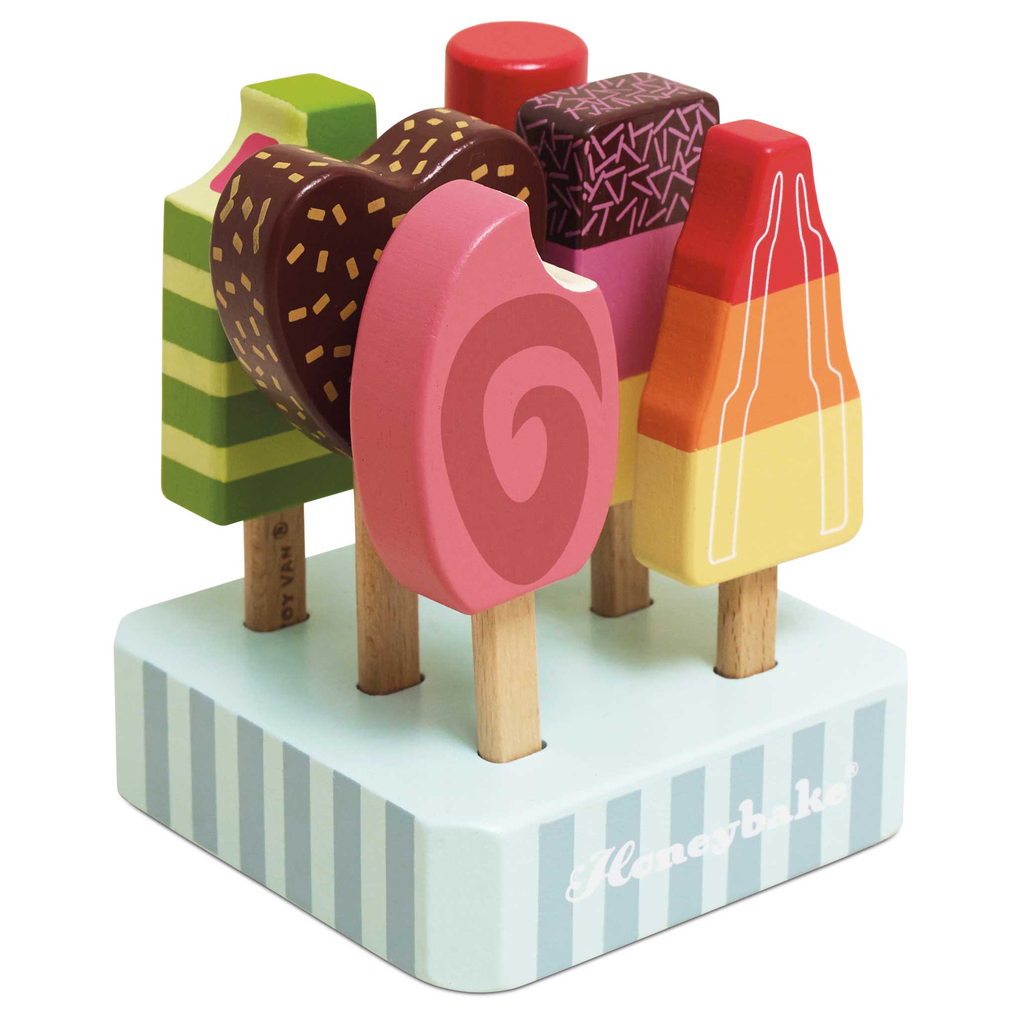 Holz-Eis am Stiel Set für Rollenspiele im Kindergarten