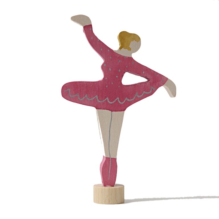 Steckfigur Ballerina Rubinrot