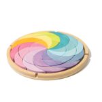 Bauspiel Farbenrad Pastell