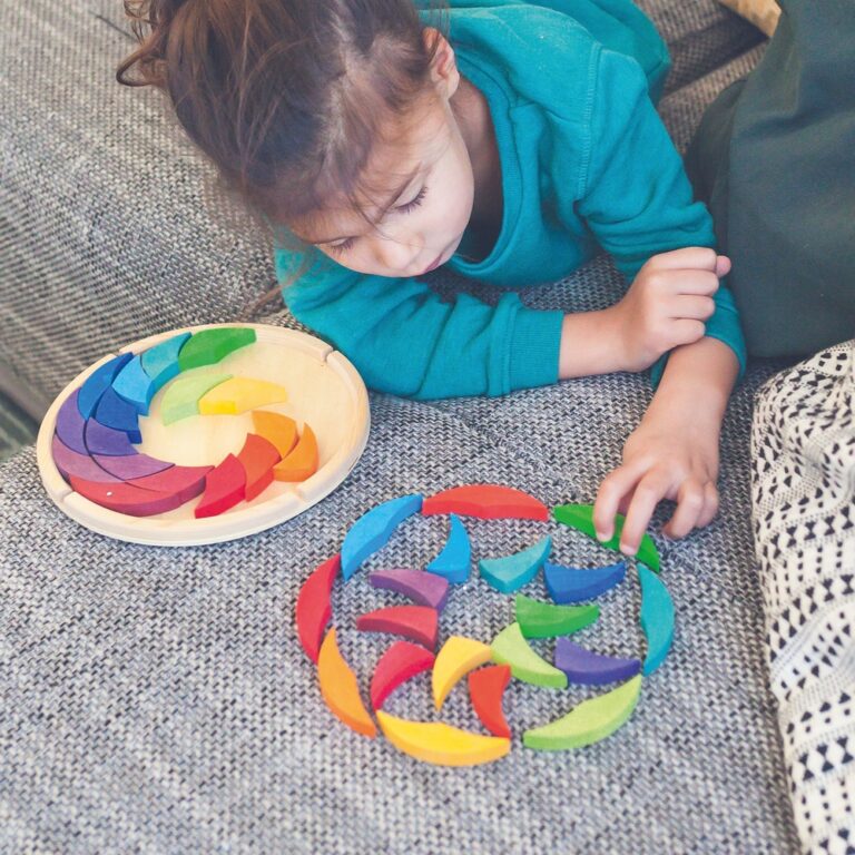 Bauspiel Farbenrad Regenbogen
