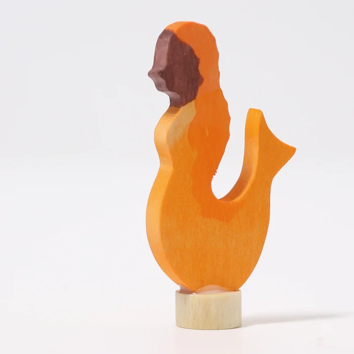 Steckfigur Meerjungfrau Bernstein
