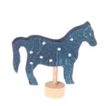 Steckfigur blaues Pferd