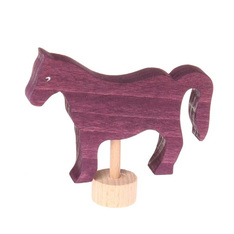 Steckfigur violettes Pferd