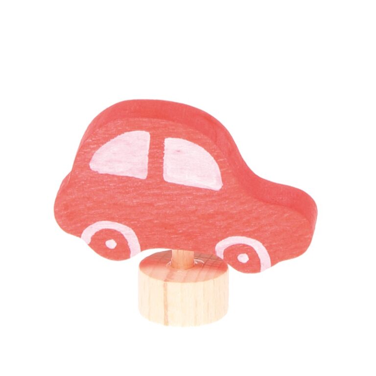 Steckfigur rotes Auto