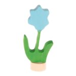 Steckfigur blaue Blume