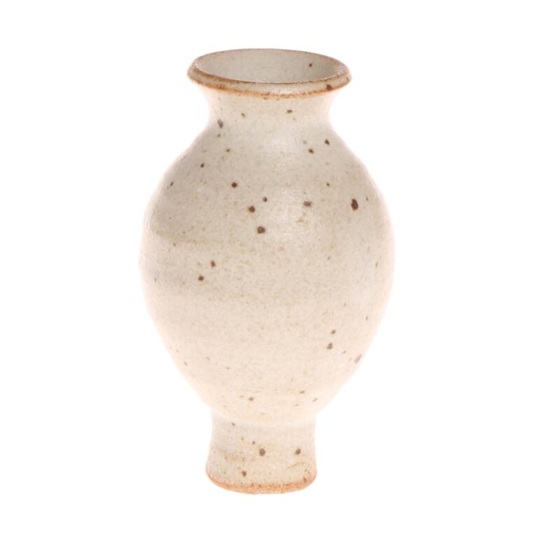 Weiße Vase