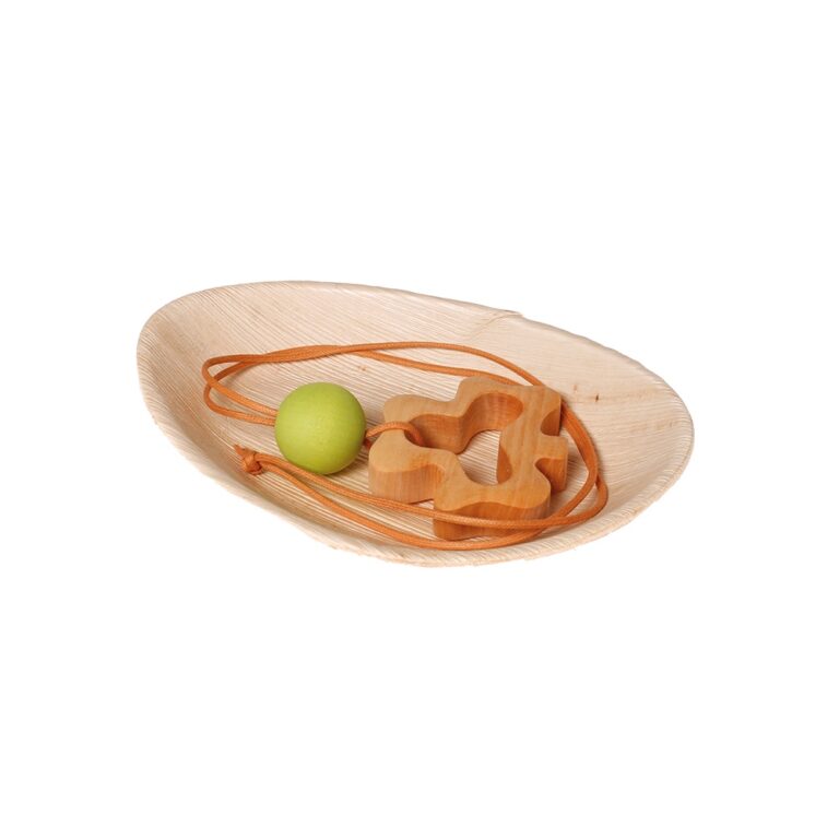 Stillkette Kleeblatt in Schmuckschälchen