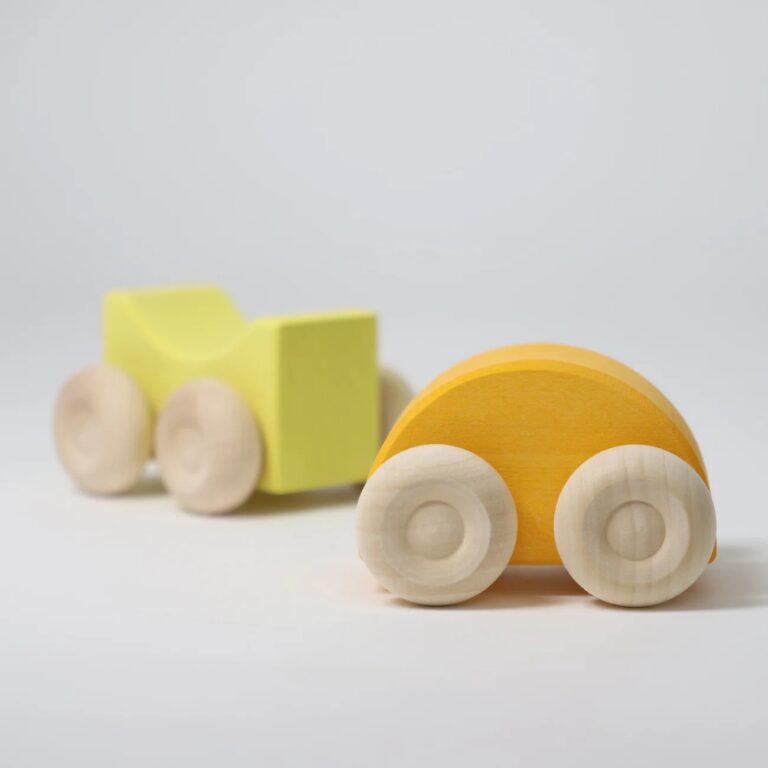 Stapel-Autos Gelb