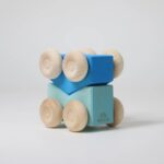 Stapel-Autos Blau