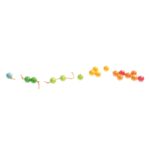 Bunte Perlentreppe