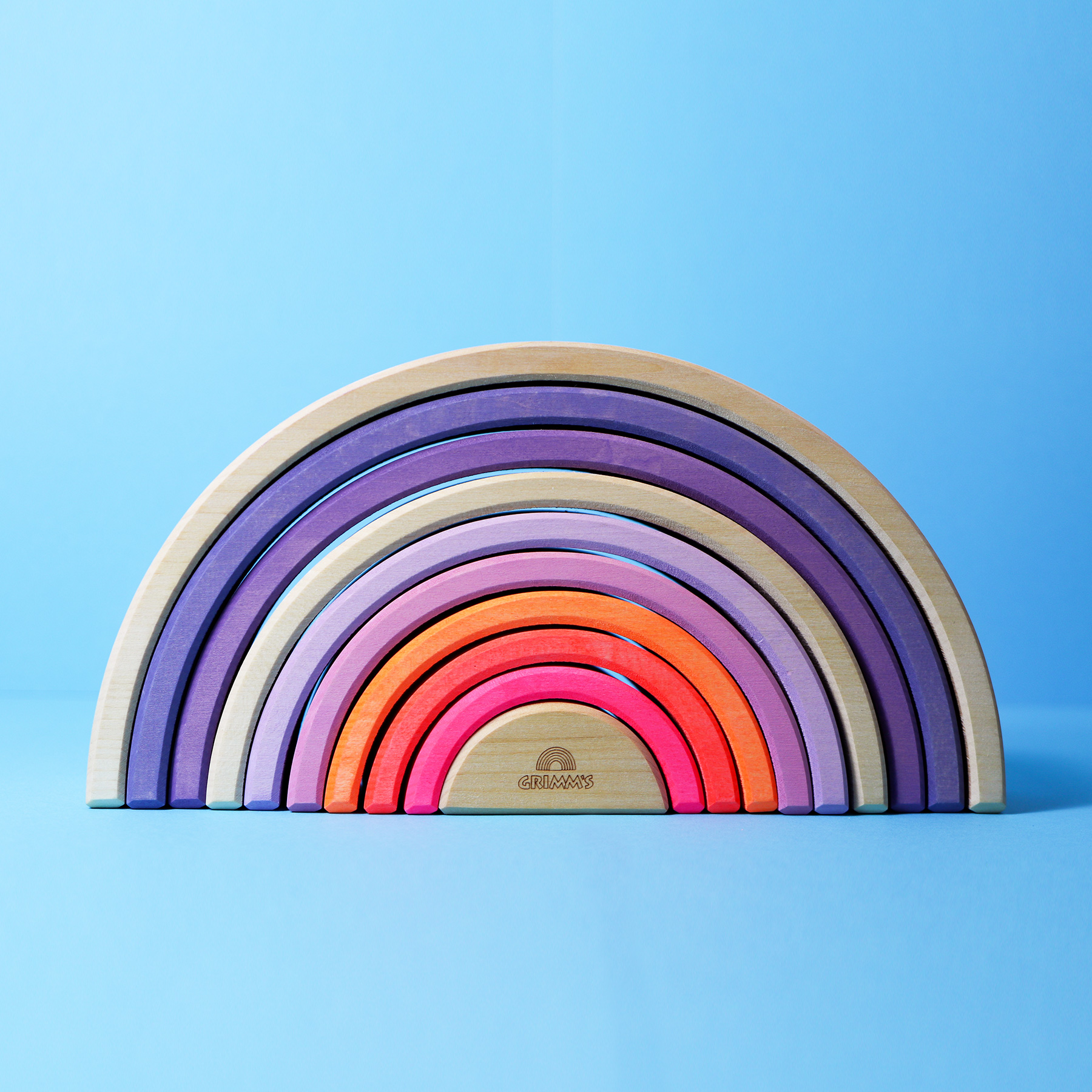 Regenbogen 10-teilig Neon-pink Regenbogen 10-teilig Neon-pink