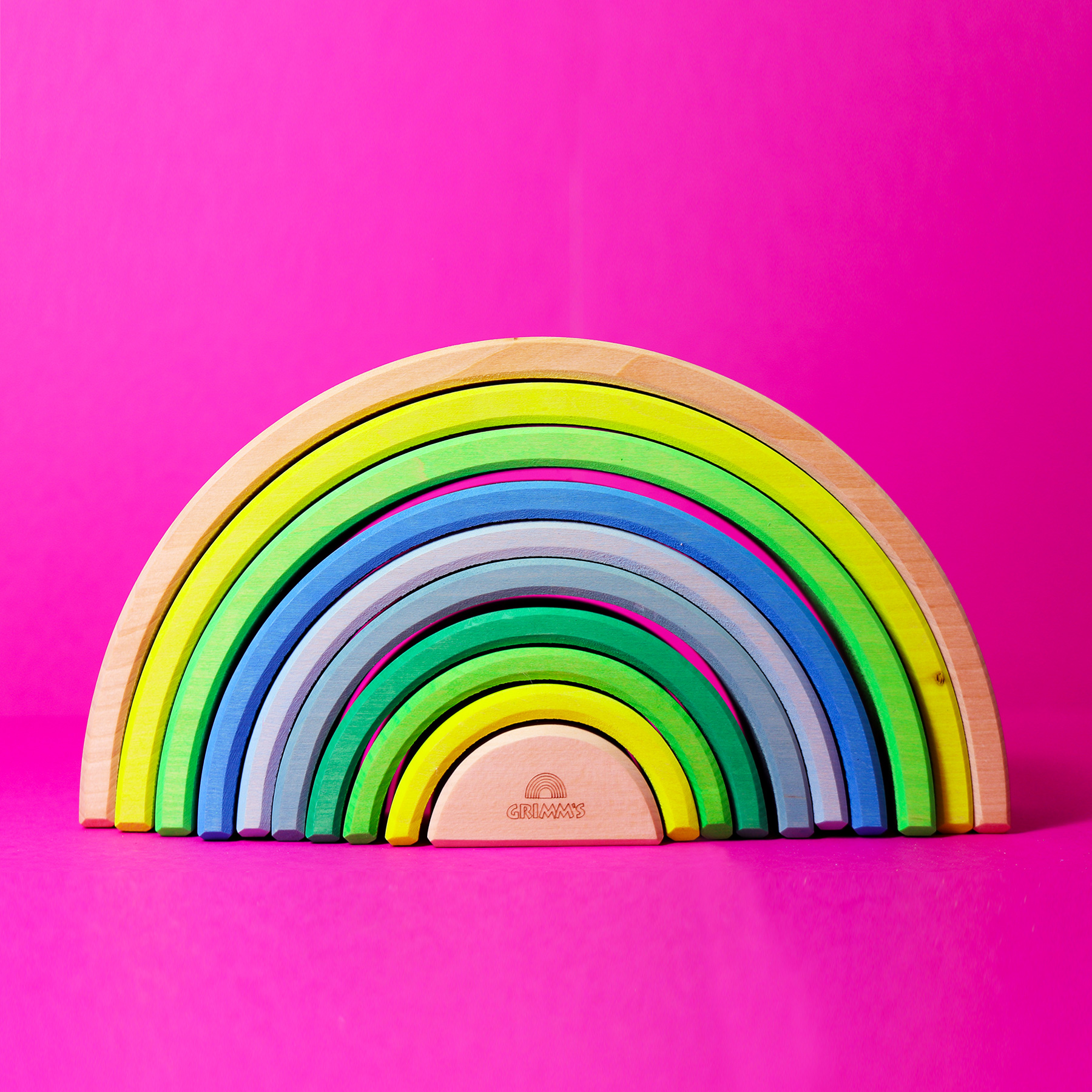 Regenbogen 10-teilig Neon-grün Regenbogen 10-teilig Neon-grün