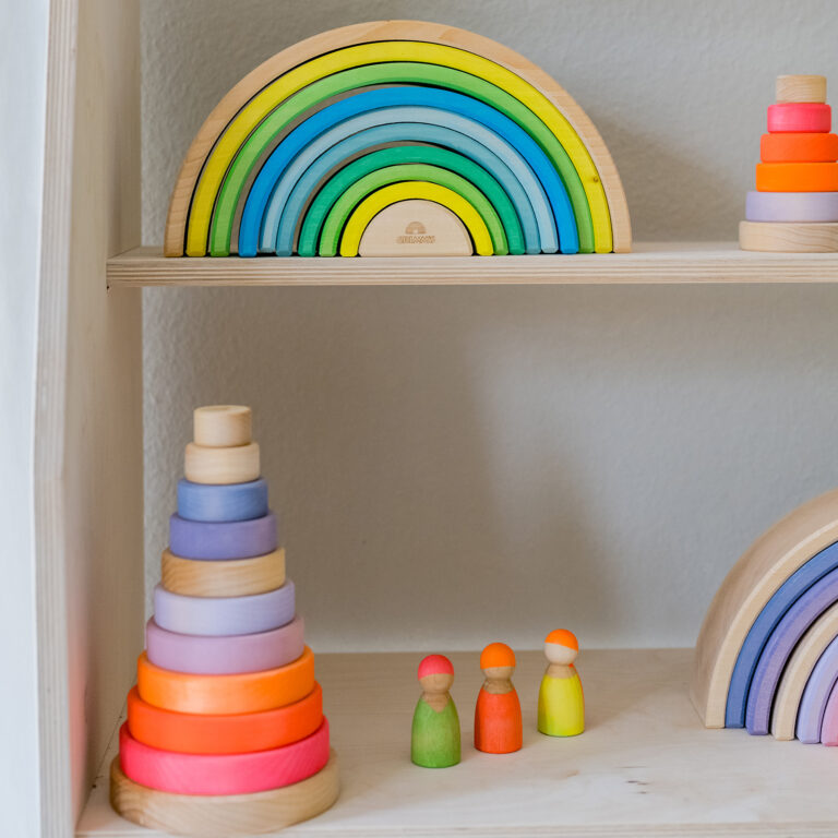 Regenbogen 10-teilig Neon-grün