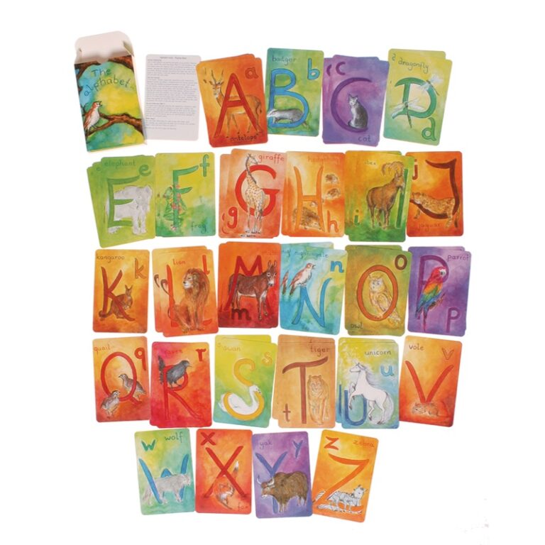 Englisches Alphabet Kartenspiel