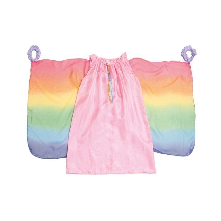Feenkostüm Rosa/Regenbogen