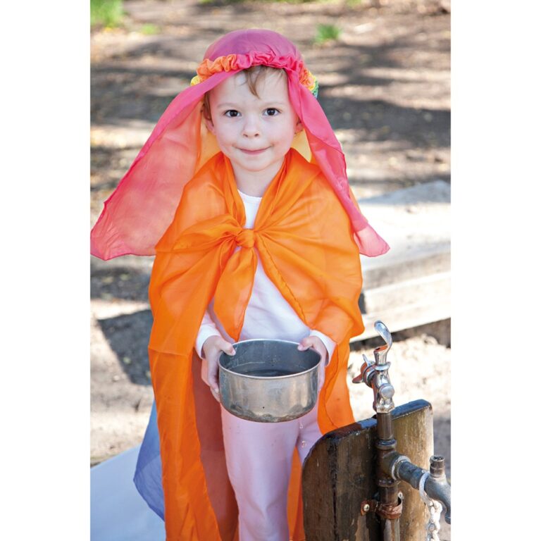 Spiel-Seide Orange