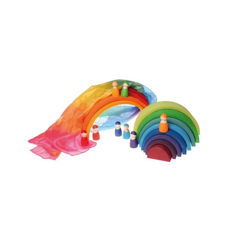 Spielseide Regenbogen