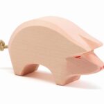 Schwein Rüssel tief