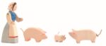 Schwein Rüssel tief
