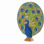 Pfau mit Rad