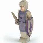 Ritter stehend blau