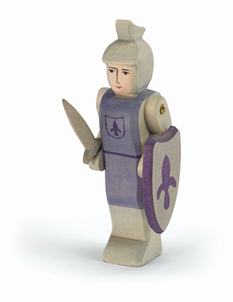 Ritter stehend blau