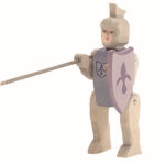Ritter reitend blau