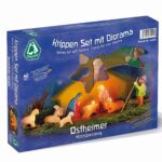 Krippen Set mit Diorama 11-tlg