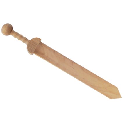 Römer-Schwert Gladius, Buche geölt,mit gedrechseltem Griff