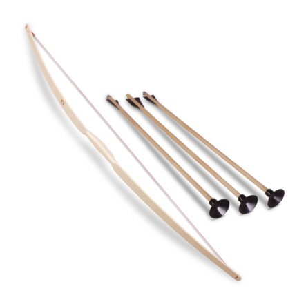 Kinder-Bogen, Eschenholz, NATUR ca.114cm +3x 1202 Pfeile
