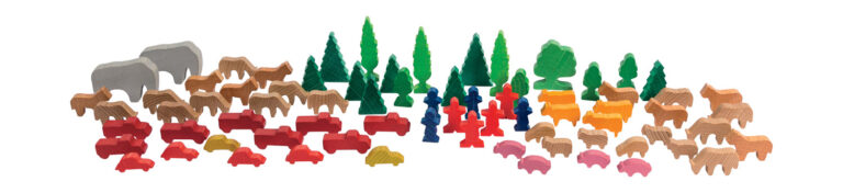 Tiere und Figuren: Kreatives Gestalten mit Holz für Kita und Kindergarten